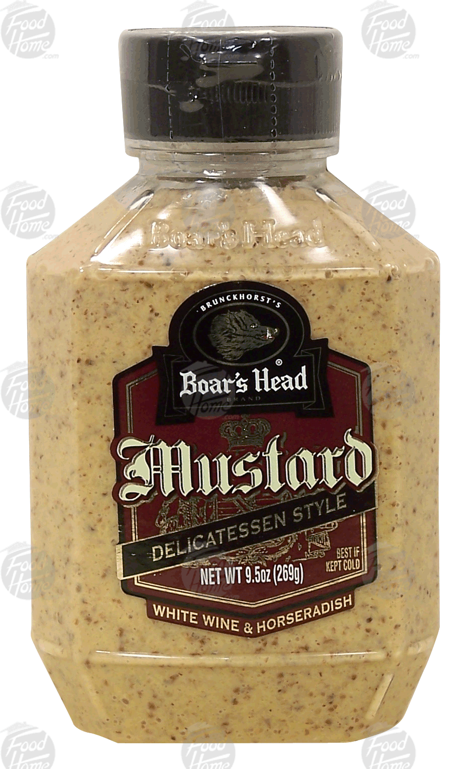 Boar's Head Delicatessen Style mustard white wine & horseradish Full-Size Picture